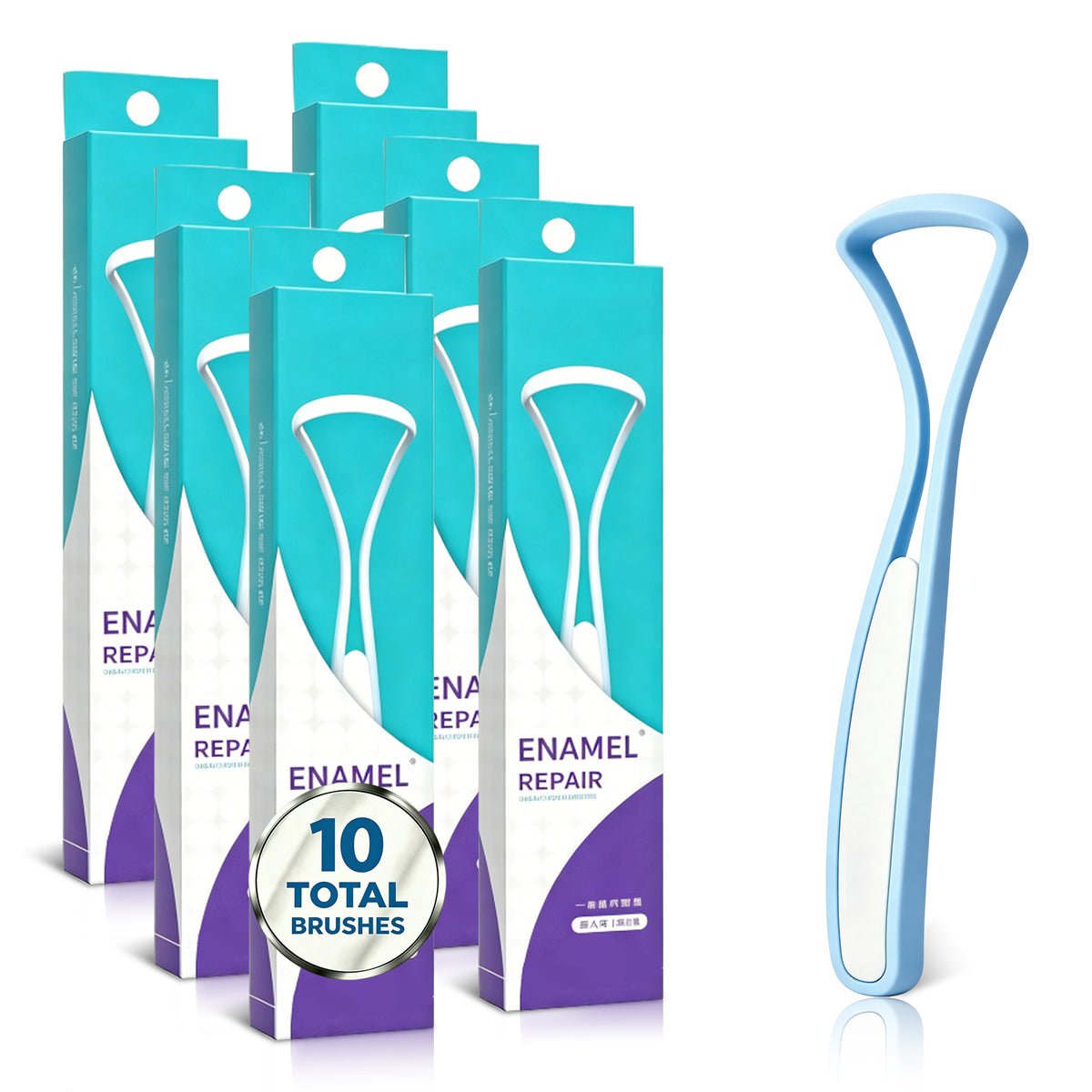 DR.CLEAN Sturdy Tongue Scraper Cleaner - Smooth Non-Scratch Tongue Cleaner for Fresh Breath