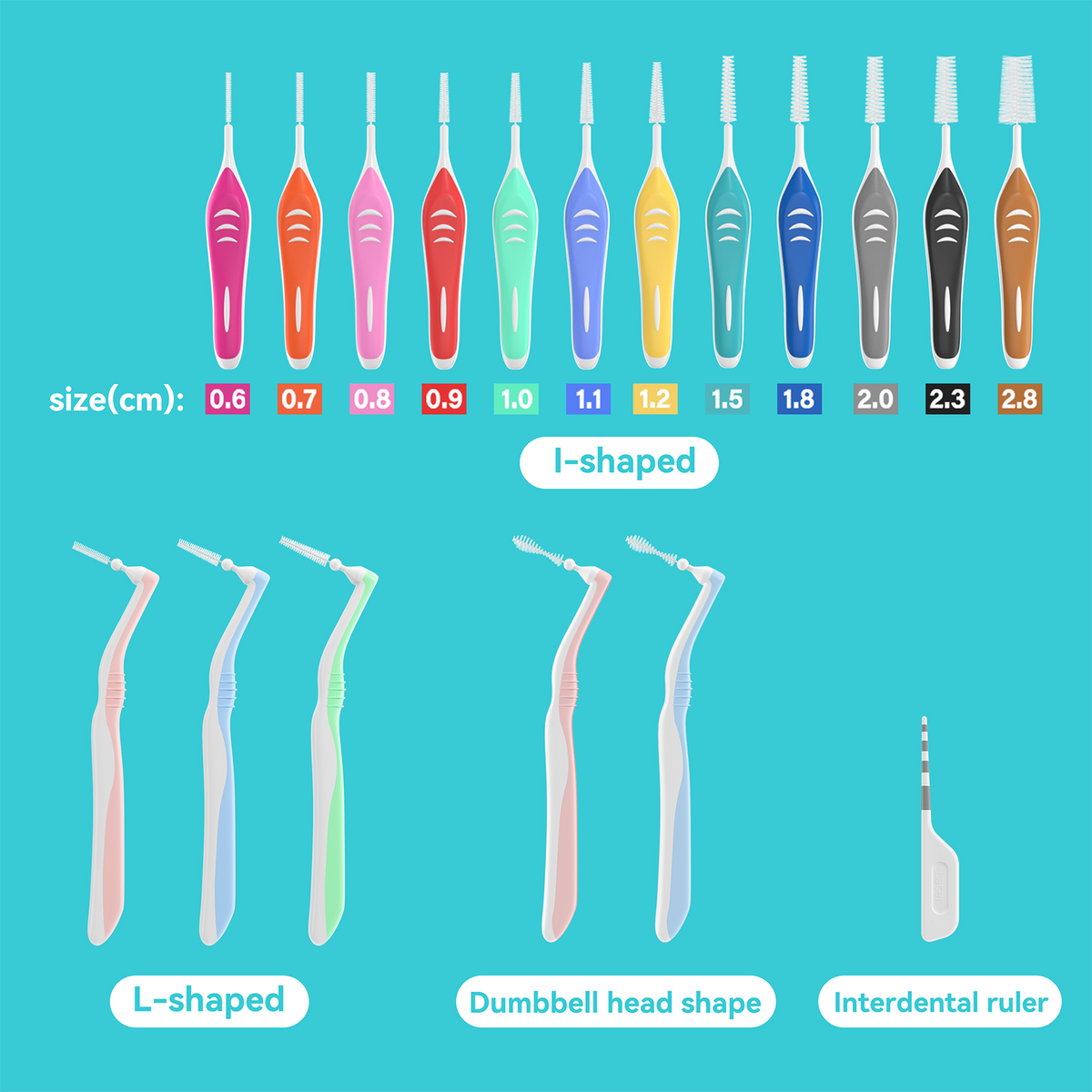 DR.CLEAN™ 17-in-1 Professional Interdental Brush Kit - Ultimate Family Oral Care Set