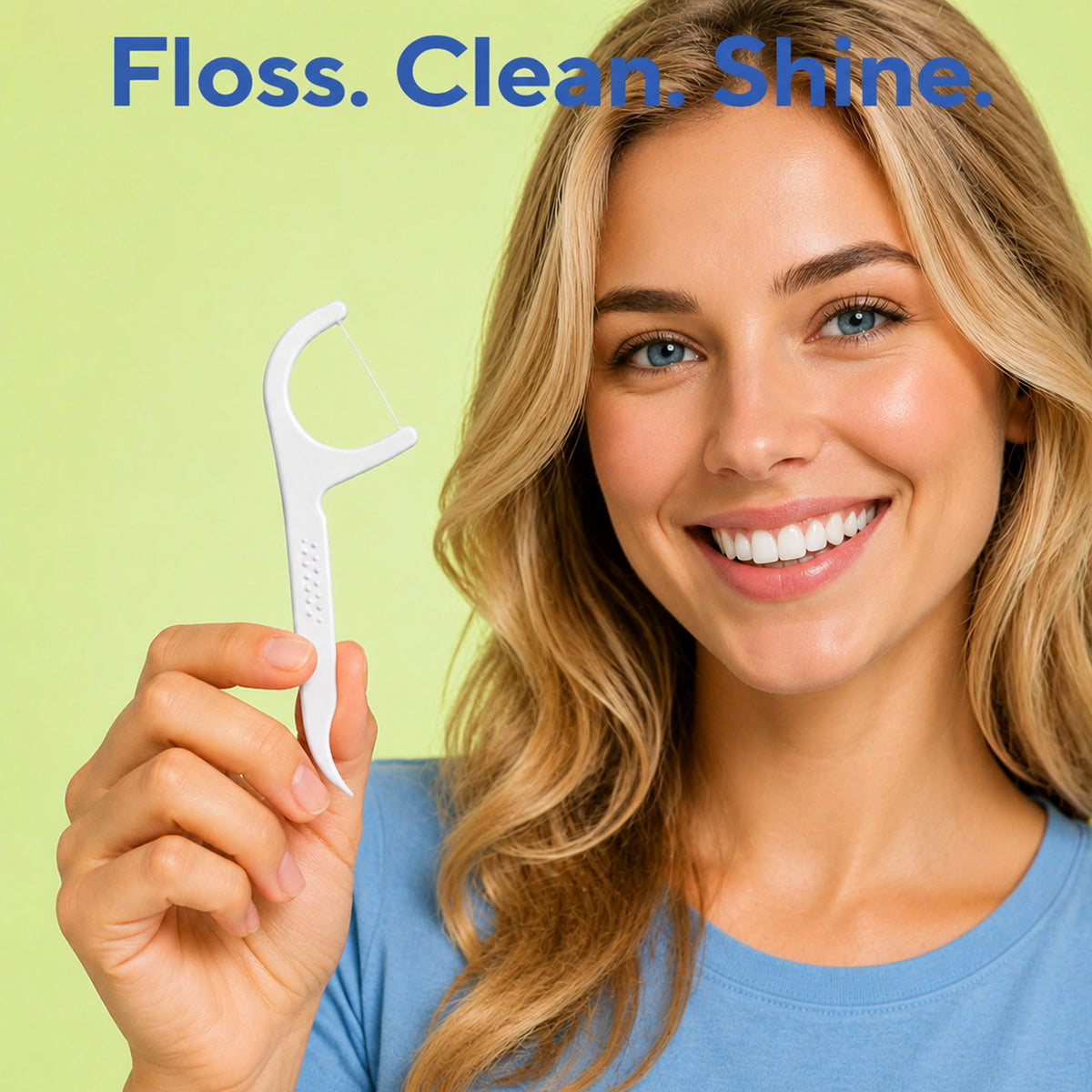 DR.CLEAN™ Break-Resistant Mint Floss Picks - 200 Count Value Pack (4 Portable Cases of 50)