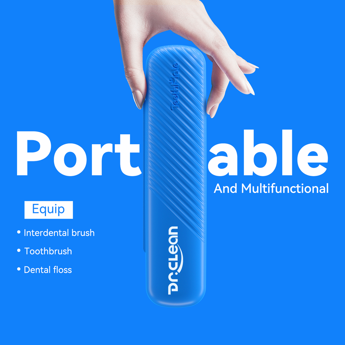 DR.CLEAN™ All-in-One Portable Oral Care Kit (5-Piece Travel Set)