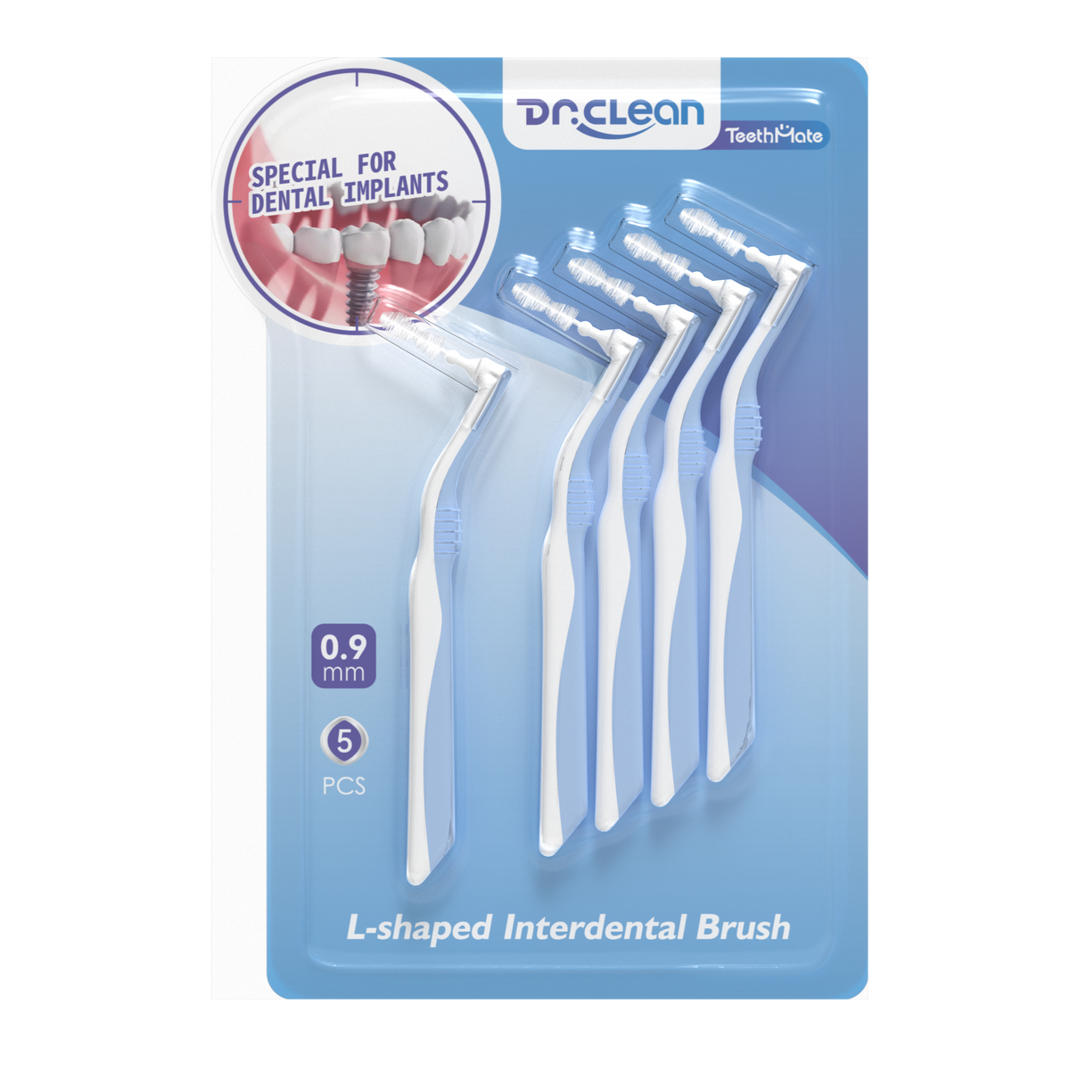 TeethMate™ - Implant Interdental Brush 0.9mm