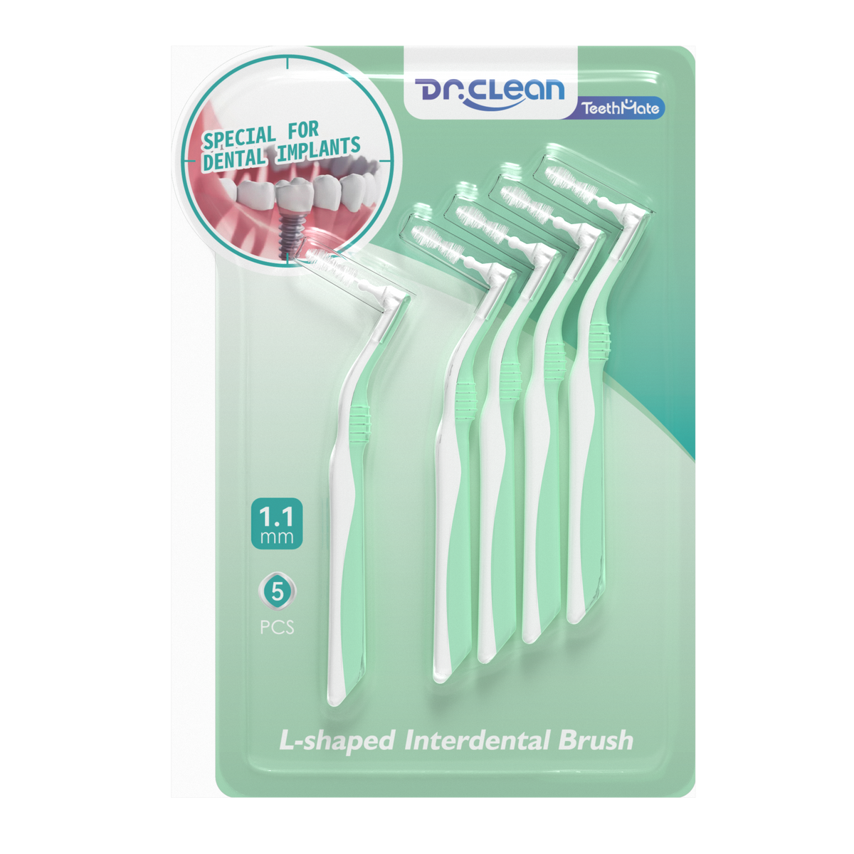 TeethMate™ - Implant Interdental Brush 1.1mm