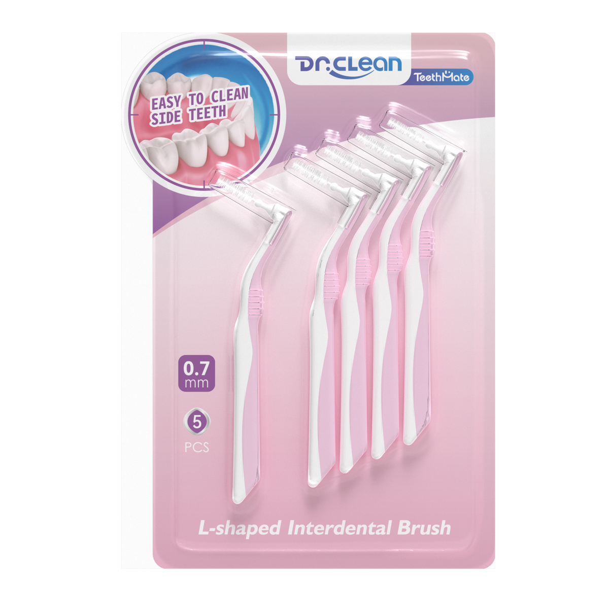 TeethMate™- Angle Interdental Brushes 0.7mm