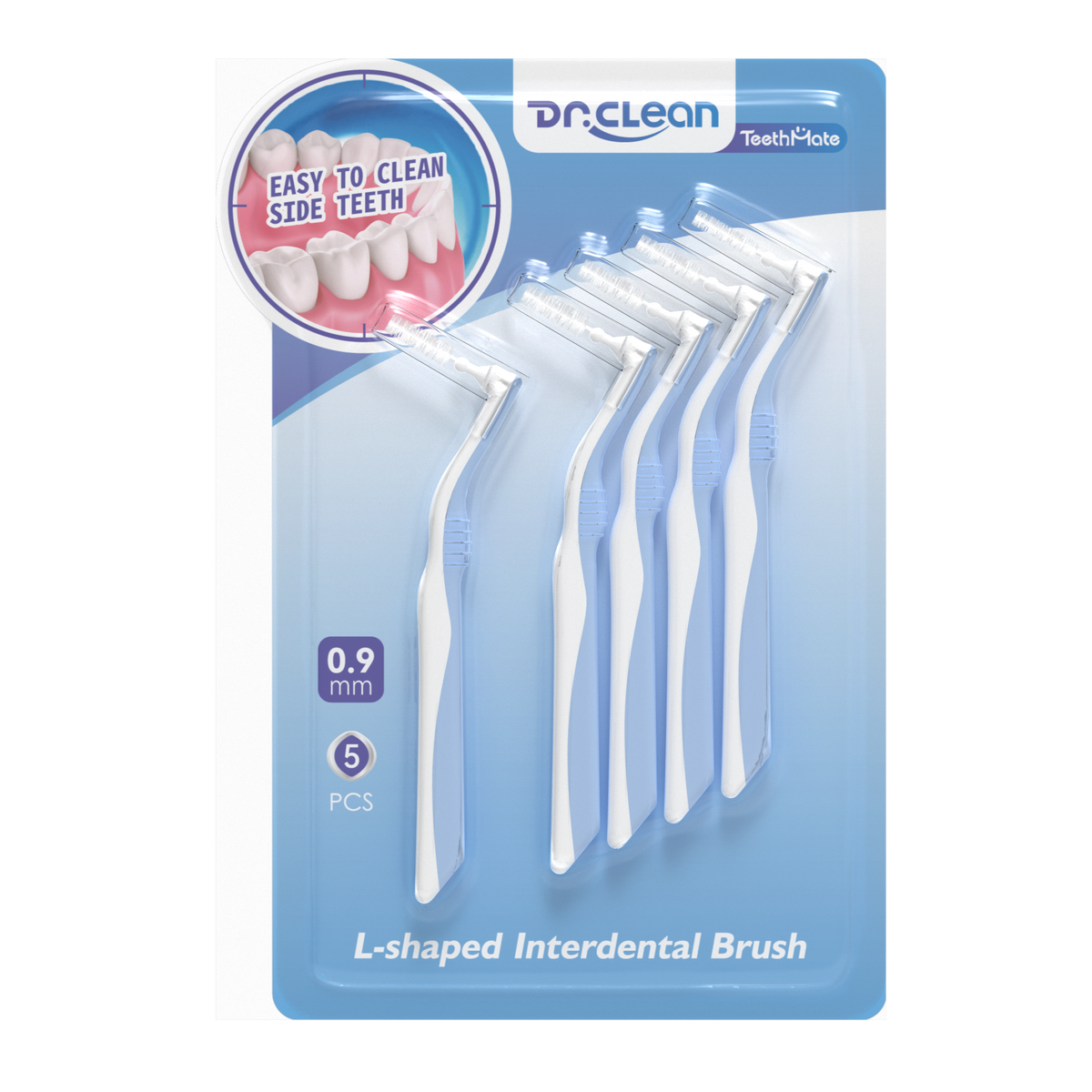TeethMate™ - Angle Interdental Brush 0.9mm