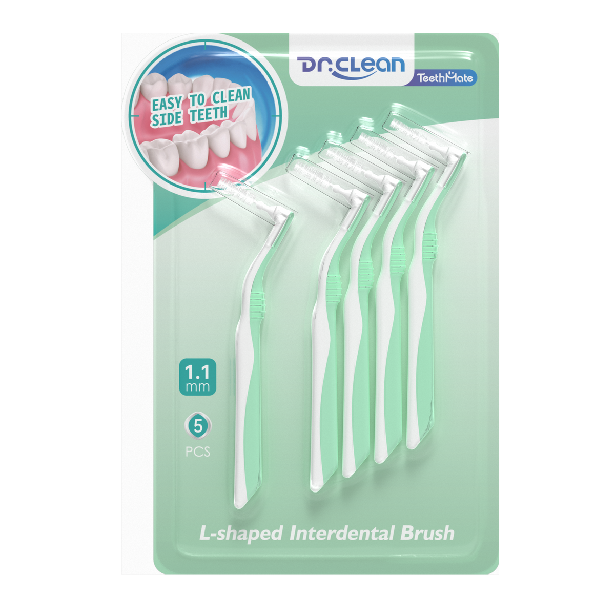 TeethMate™ - Angle Interdental Brush 1.1mm